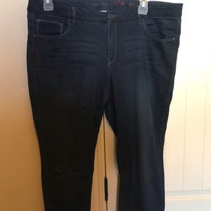 Size 18 dark denim skinny jeans